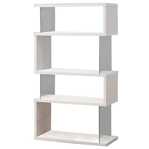 Coaster Casual Asymmetrical Snaking Bookcase