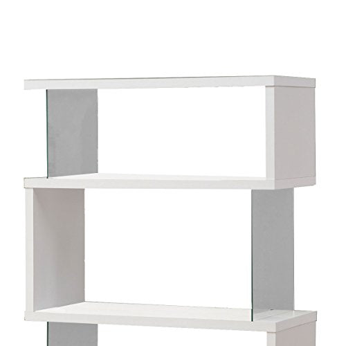 Coaster Casual Asymmetrical Snaking Bookcase