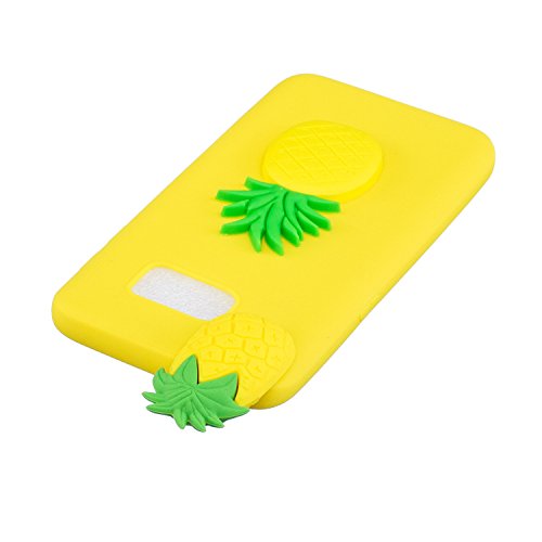 Jewby Galaxy S7 Case, Vivid Cute Cartoon Case for Samsung Galaxy S7 with a Free Screen Protector (Pinapple)