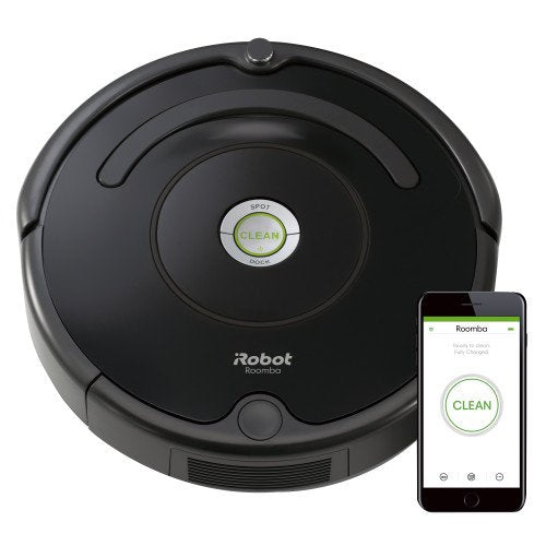 iRobot Roomba 675 Robot Vacuo-Wi-Fi conectividad, funciona con Alexa, bueno para el pelo de mascotas, alfombras, suelos duros, autocarga