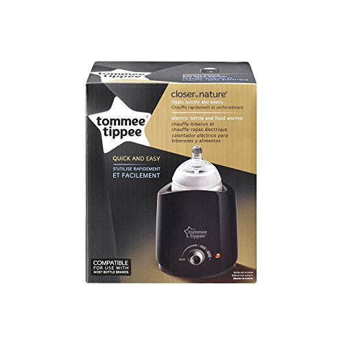 Tommee Tippee Closer to Nature Electric Bottle and Food Warmer, Black