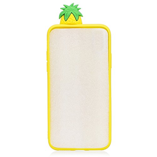 Jewby Galaxy S7 Case, Vivid Cute Cartoon Case for Samsung Galaxy S7 with a Free Screen Protector (Pinapple)