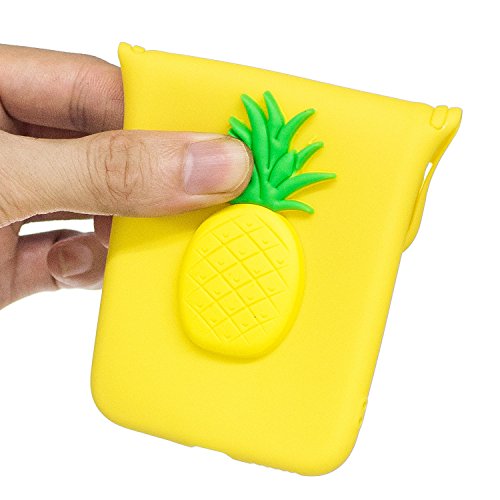 Jewby Galaxy S7 Case, Vivid Cute Cartoon Case for Samsung Galaxy S7 with a Free Screen Protector (Pinapple)