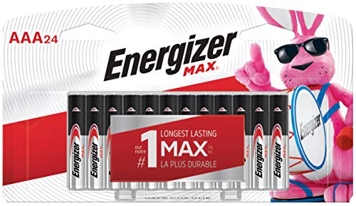 Energizer AAA Batteries (24 Count), Triple A Max Alkaline Battery - Packaging May Vary