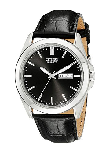 Citizen Men's Quartz Stainless Steel Watch with Day/Date, BF0580-06E