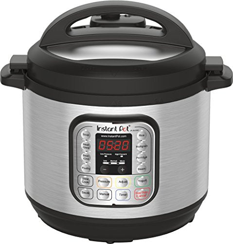 Instant Pot DUO80 8 Qt  7-in-1 Multi- Use Programmable Pressure Cooker, Slow Cooker, Rice Cooker, Steamer, Sauté, Yogurt Maker and Warmer