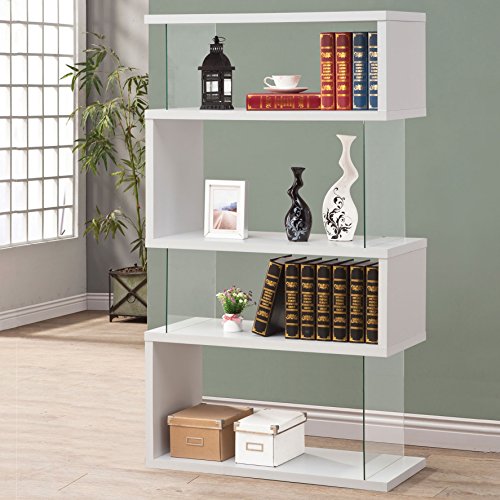 Coaster Casual Asymmetrical Snaking Bookcase