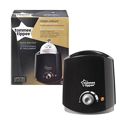 Tommee Tippee Closer to Nature Electric Bottle and Food Warmer, Black