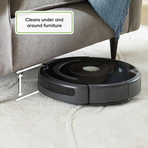 iRobot Roomba 675 Robot Vacuo-Wi-Fi conectividad, funciona con Alexa, bueno para el pelo de mascotas, alfombras, suelos duros, autocarga