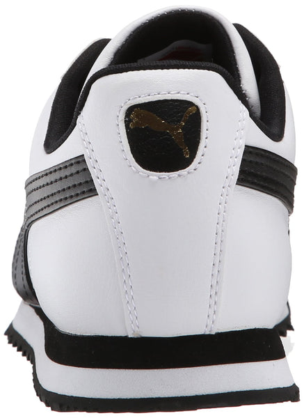 Puma Roma Basic Fashion Sneaker, Blanco/Piel Negra - 9.5 D (M) US