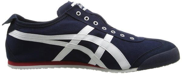 Onitsuka Tiger Mexico 66 Zapatilla de running clásica, Marino/Blanca, 10.5 M US