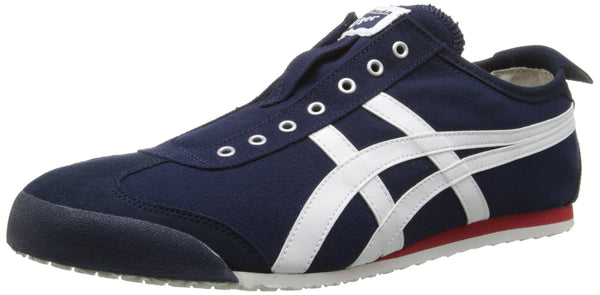 Onitsuka Tiger Mexico 66 Zapatilla de running clásica, Marino/Blanca, 10.5 M US