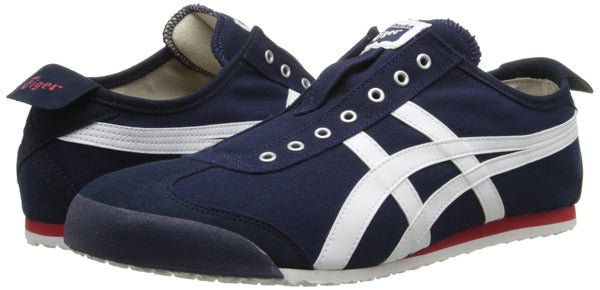 Onitsuka Tiger Mexico 66 Zapatilla de running clásica, Marino/Blanca, 10.5 M US