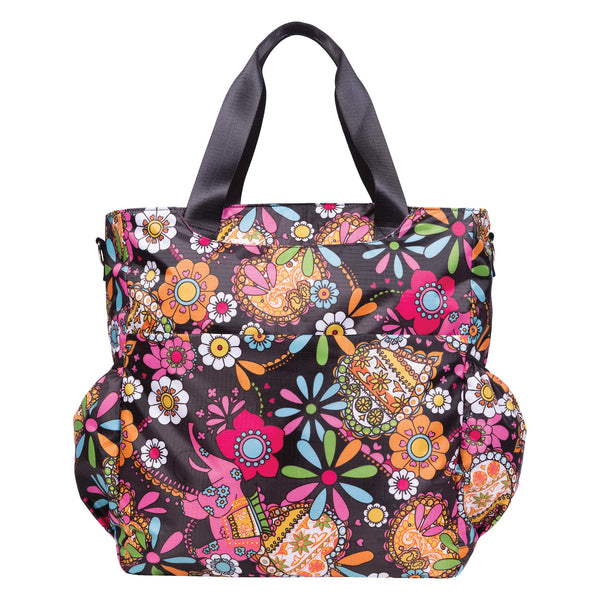 Trend Lab Multi-Function Bohemian Floral Tote Diaper Bag