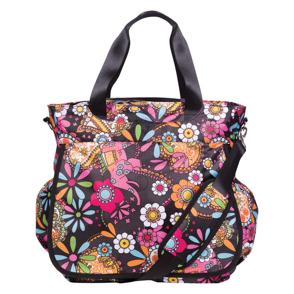 Trend Lab Multi-Function Bohemian Floral Tote Diaper Bag